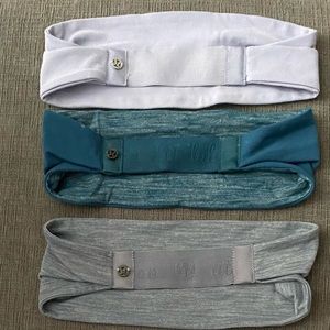 Lululemon fringe fighter headbands- set of 6